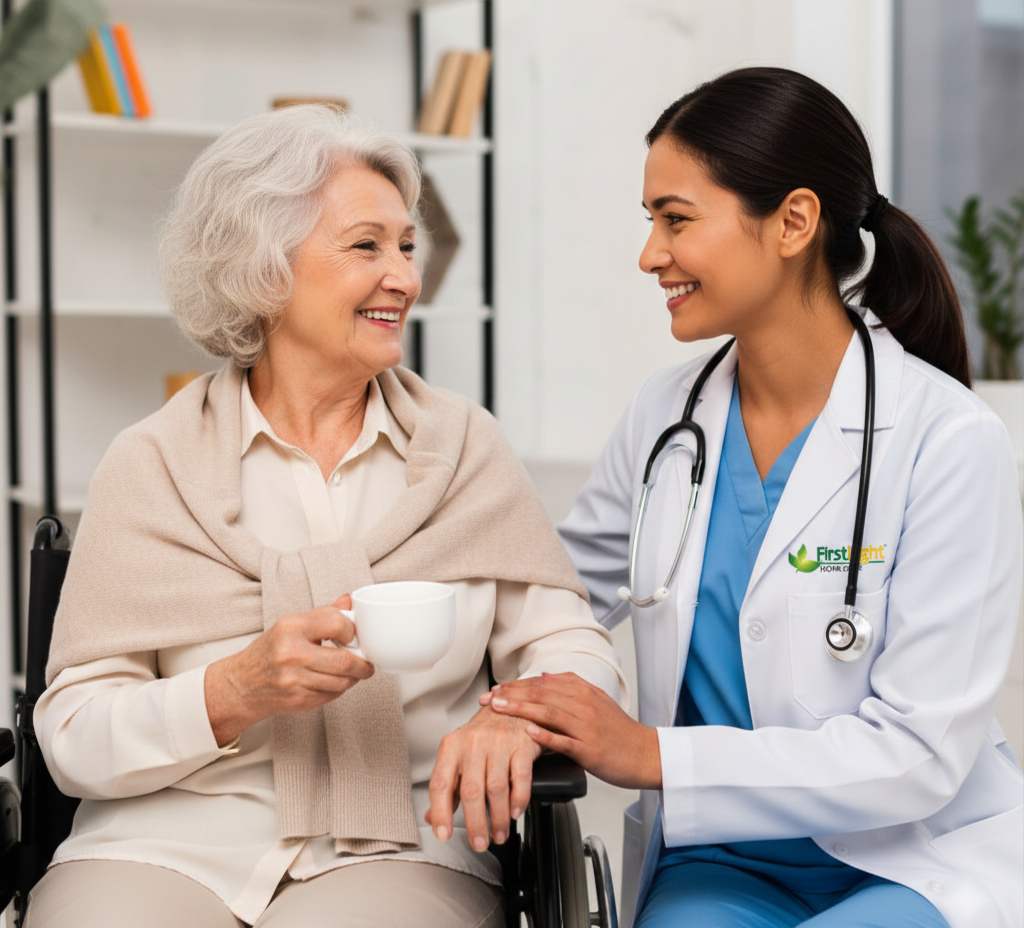 Firstlight home care senior and Doctor